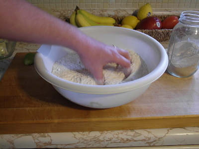 Mix the Salt into the Flour