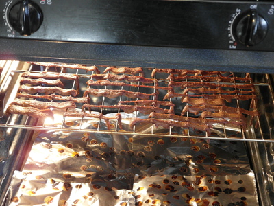 Drips from dehydrating beef