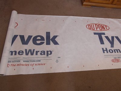 Use Tyvek for ground cloth